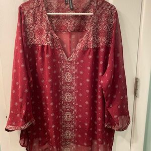 Maurices Sheer Top 3X